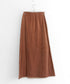 【coming soon】COTTON VELOUR LONG SKIRT