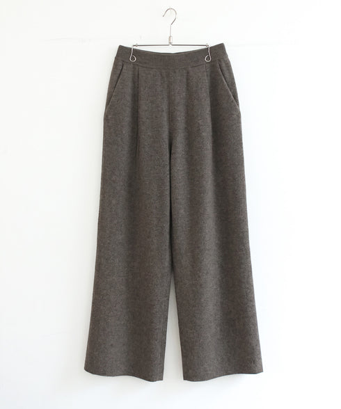 MERINO WOOL WIDE PANTS