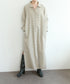 hemp organic cotton high neck shirt dress