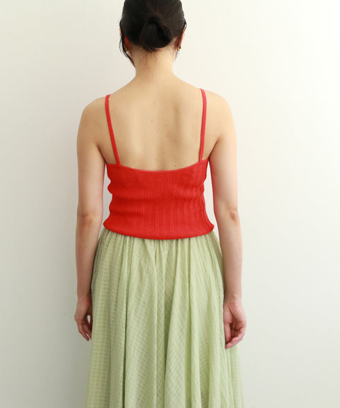 paper rib knit camisole