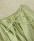 natural dye sheer cotton check gather dress