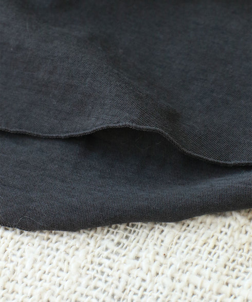 cotton cashmere high neck T