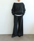 MERINO WOOL WIDE PANTS