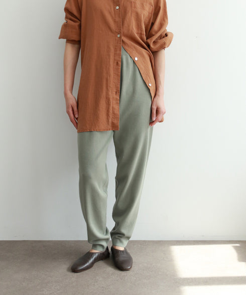 seawool×organic cotton knit pants