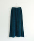 cotton velour long skirt
