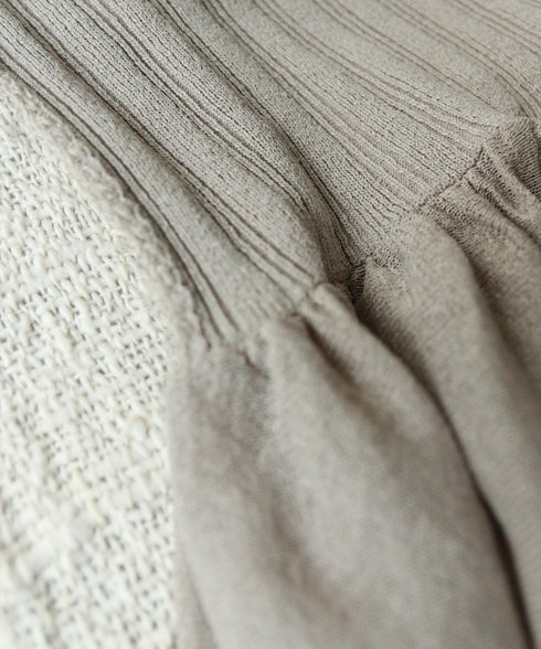 paper rib knit dress