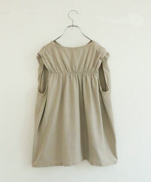 natural dye mint jersey sleeveless top