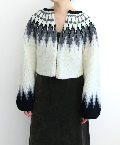 NORDIC HAND KNIT CARDIGAN