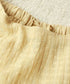 natural dye sheer cotton check flare skirt