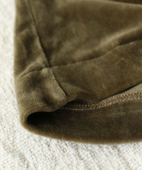 【coming soon】COTTON VELOUR WIDE PANTS
