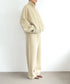 BOUCLE KNIT ZIP BLOUSON