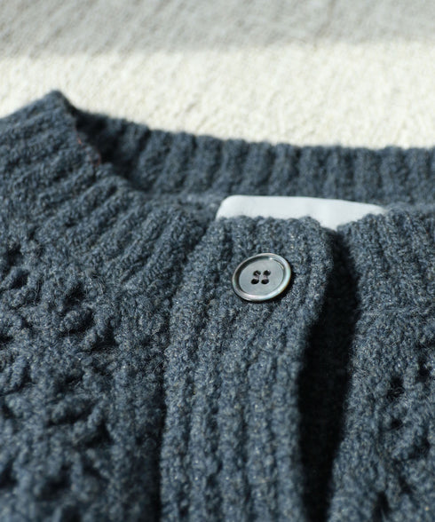 crochet double knit cardigan