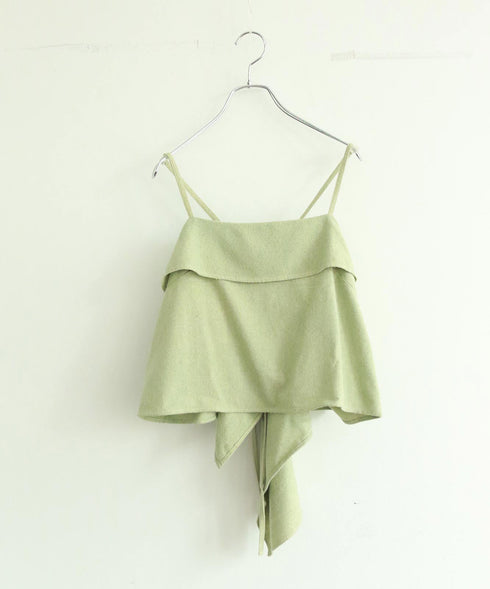 natural dye silk nep wrap camisole