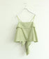 natural dye silk nep wrap camisole