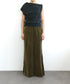 【coming soon】COTTON VELOUR LONG SKIRT