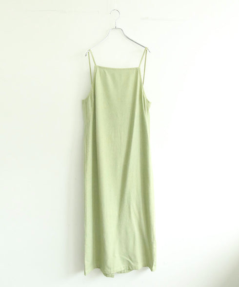 natural dye silk nep camisole dress