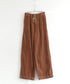 【coming soon】COTTON VELOUR WIDE PANTS