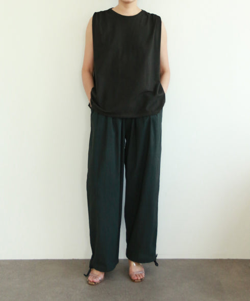 natural dye mint jersey sleeveless top