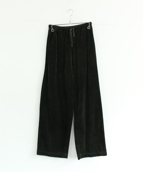 【coming soon】COTTON VELOUR WIDE PANTS