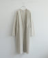 boiled wool long cardigan