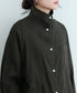 hemp lyocell high neck shirt