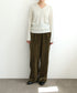 【coming soon】COTTON VELOUR WIDE PANTS