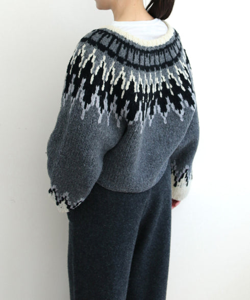 NORDIC HAND KNIT CARDIGAN