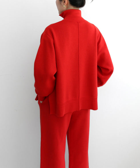 【8/28発売】COTTON SILK DOUBLEFACE HALF ZIP PULLOVER