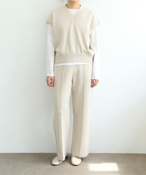 【8/28発売】COTTON SILK DOUBLEFACE VEST