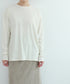cotton cashmere crew neck relax T