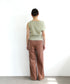 【coming soon】COTTON VELOUR WIDE PANTS