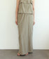natural dye silk nep skirt
