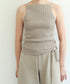 paper rib knit camisole