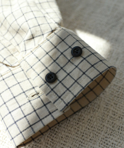 hemp orgnic cotton high neck shirt