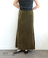 【coming soon】COTTON VELOUR LONG SKIRT