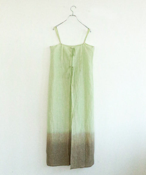 natural dye seersucker camisole dress