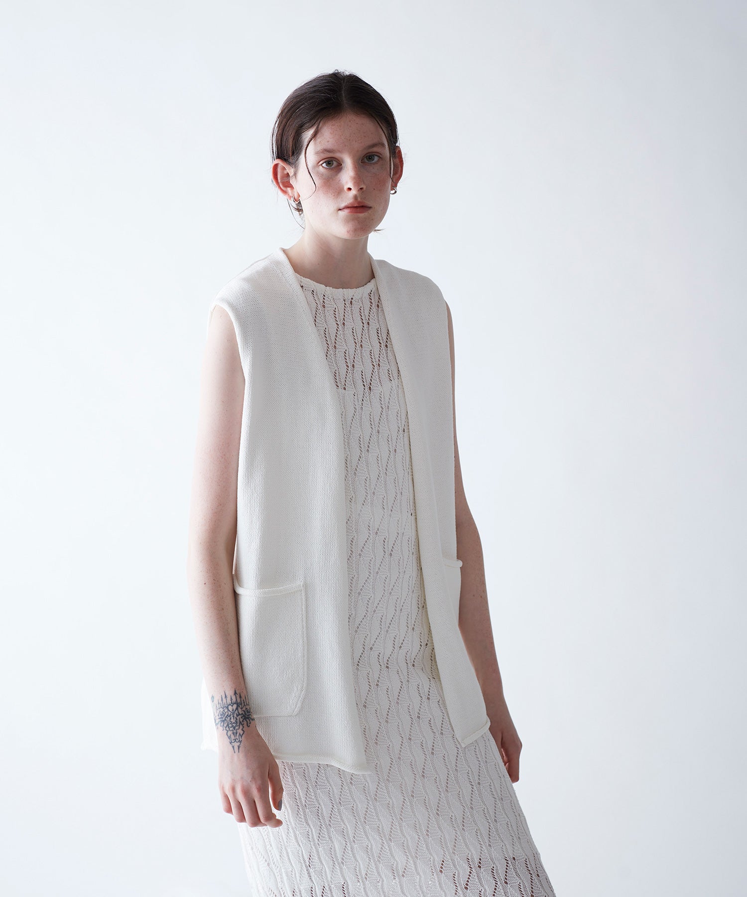 paper knit vest