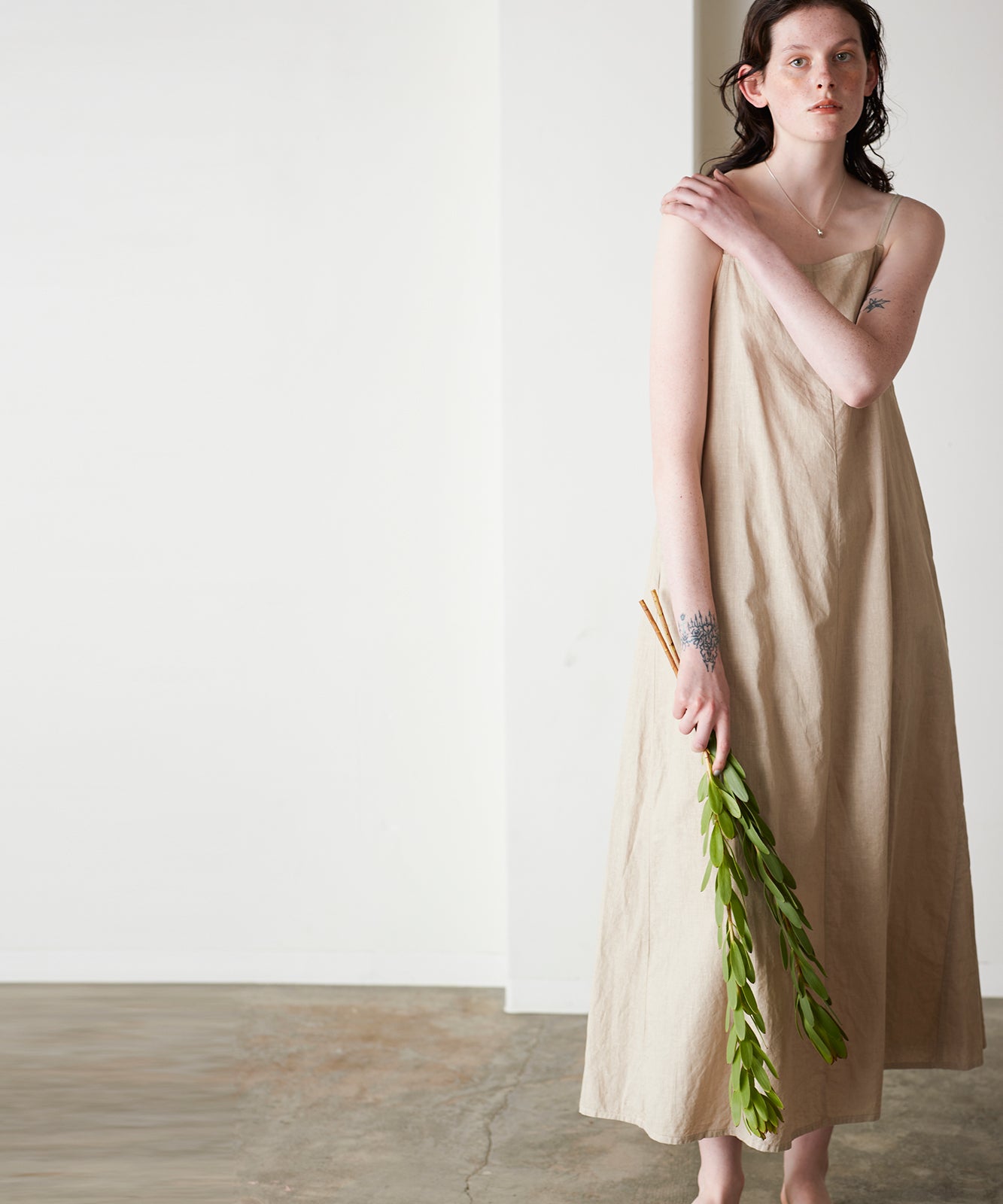hemp & organic cotton camisole dress